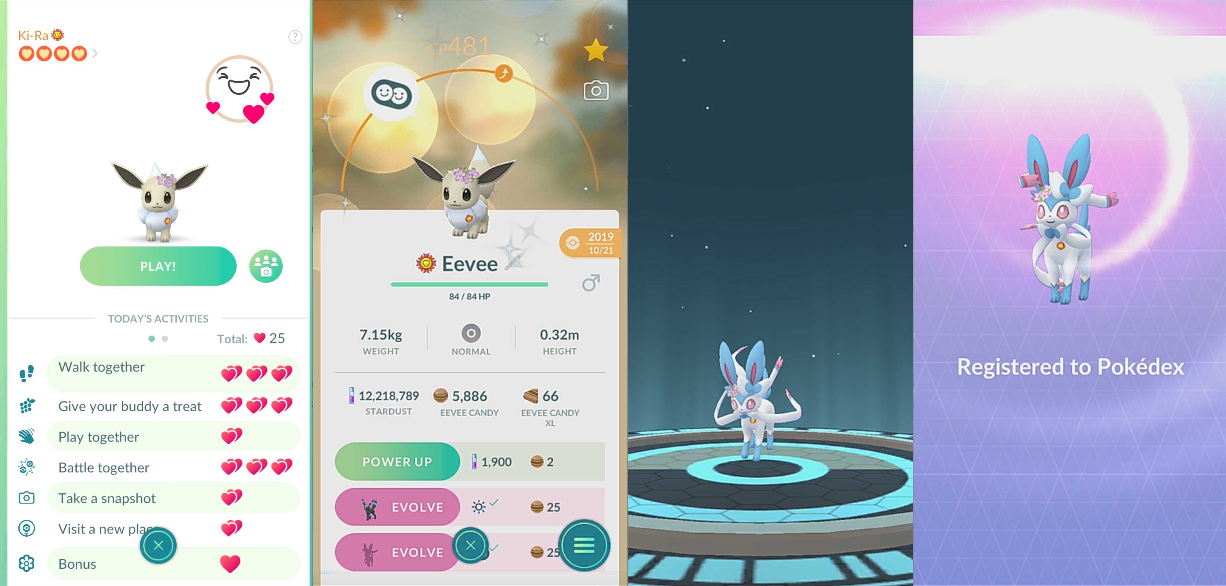 How To Evolve Eevee into Sylveon Without Name Trick  Use This Trick To  Earn 70 Buddy Hearts Quickly 