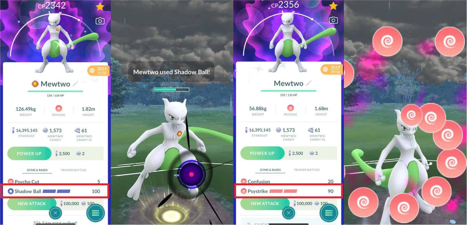 Pokemon Trade GO - Mewtwo 3000+CP with Legacy move Psystrike