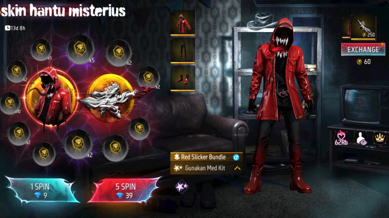Bundle Hantu Merah FF