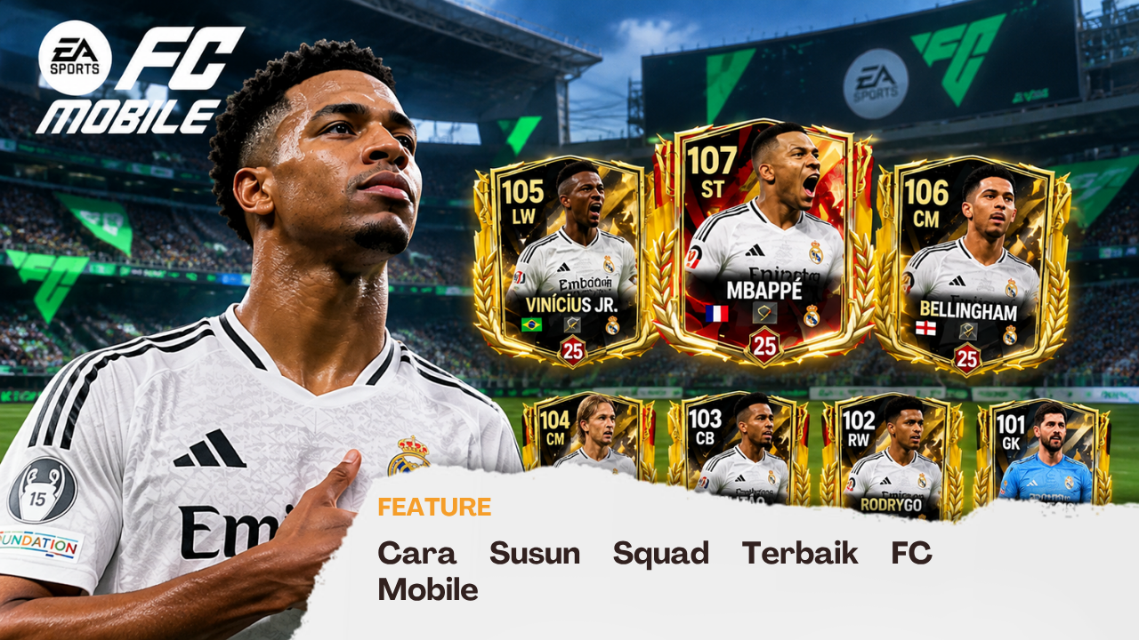Cara Susun Squad FC Mobile Terbaik 2026, dari Pemula sampai Pro