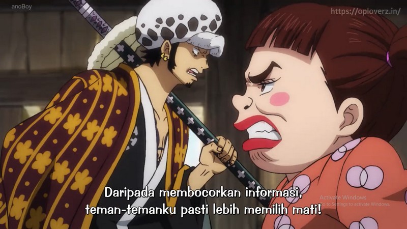 One Piece Episode 934  Zoro Vs killer Rengoku Onigiri 