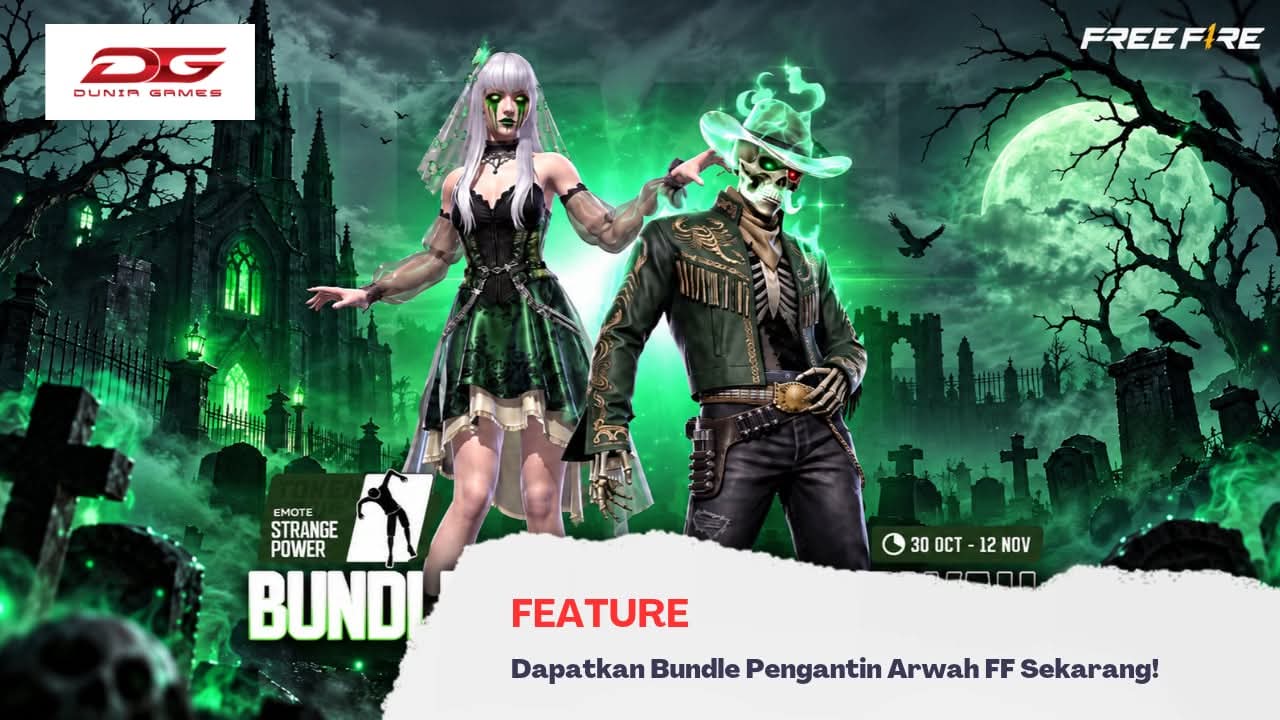 Cara Dapat Bundle Pengantin Arwah FF, Koleksi Horor Langka!