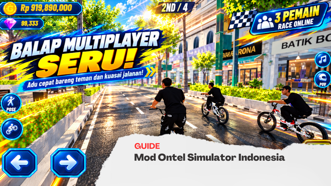 Fitur Unggulan Ontel Simulator Indonesia dan Alasan Menghindari Versi Mod