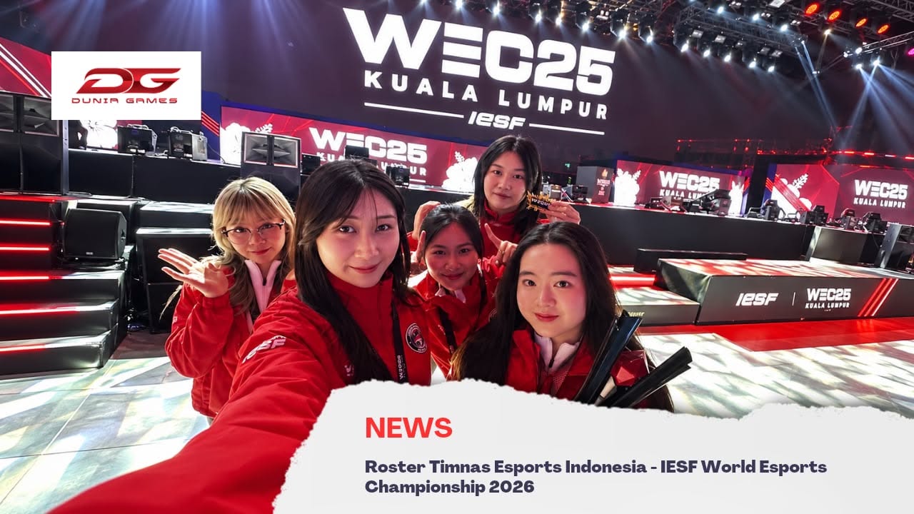 Roster Timnas IESF World Esports Championship 2026 Diumumkan, Siap Raih Prestasi!