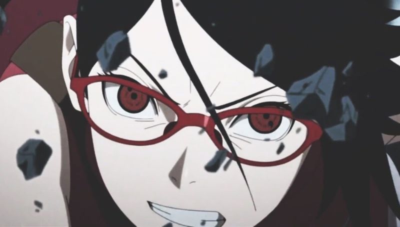 sarada timeskip official design animation｜TikTok Search