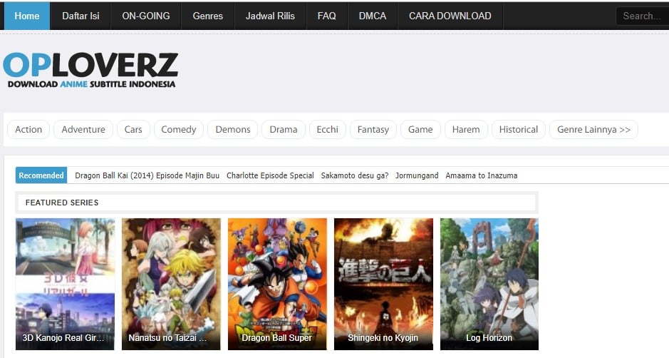 Meski Ilegal, 22 Situs Nonton Anime Sub Indo Ini Laku Dikunjungi | Dunia  Games