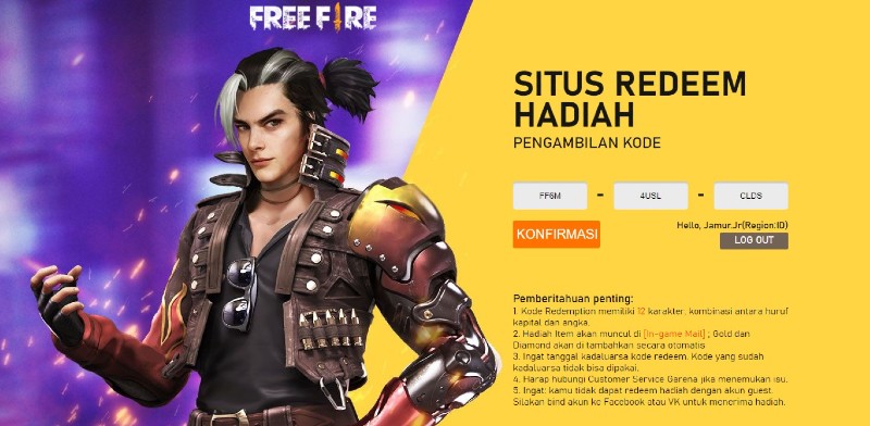 Garena Shares Free Fire Redeem Code Here S The Free Gift And How To Claim It Dunia Games