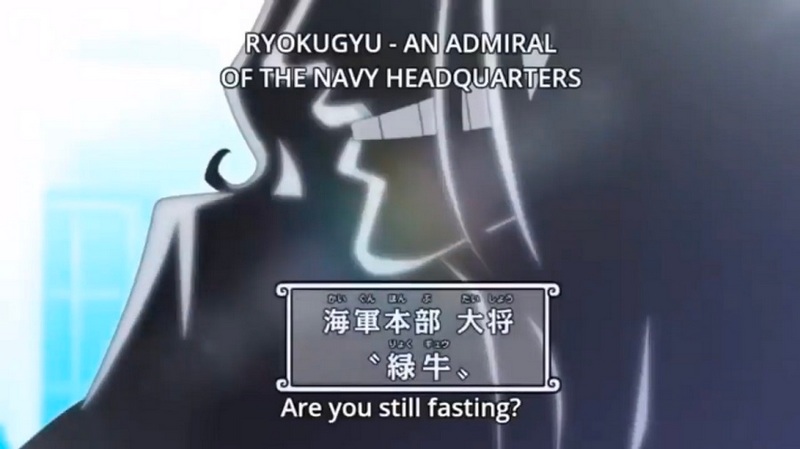Ryokugyu admiral One Piece