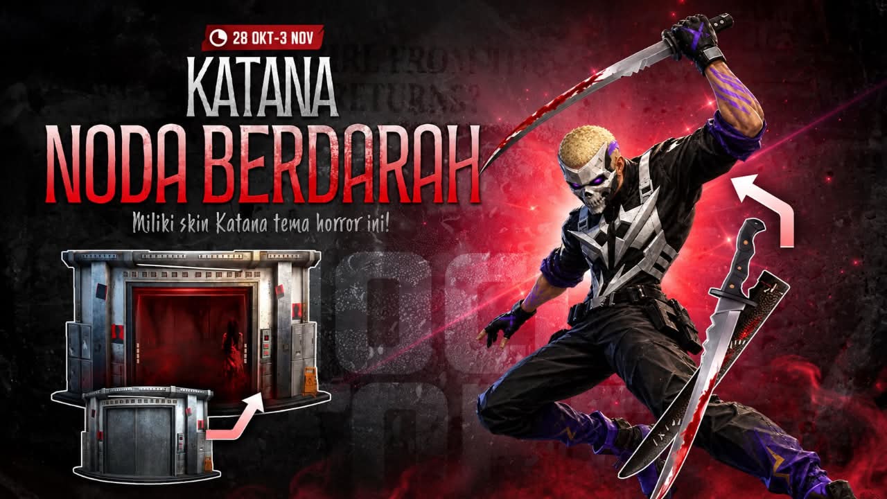 Skin Katana Berdarah FF Skin Katana Berdarah FF