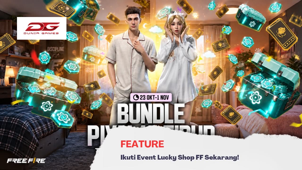 Event Lucky Shop FF Kembali Hadir dengan Diskon Brutal hingga 90 Persen!