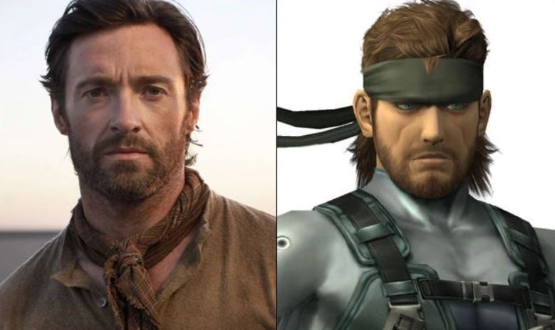 Снейк актер. Solid Snake и Хью Джекман. Хью Metal Gear. Solid Snake Hugh Jackman.