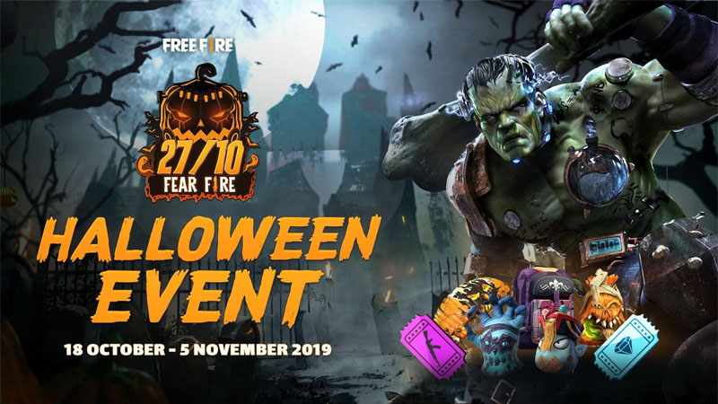 The Latest Free Fire Halloween Event Introduce Various Exclusive Haloween Themed Items Dunia Games