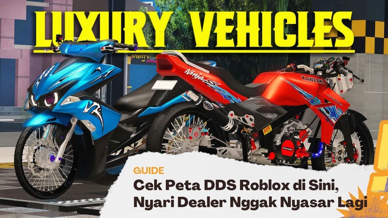 Peta Lokasi Semua Dealer DDS Roblox Serta Harga Motor dan Mobil Lengkap