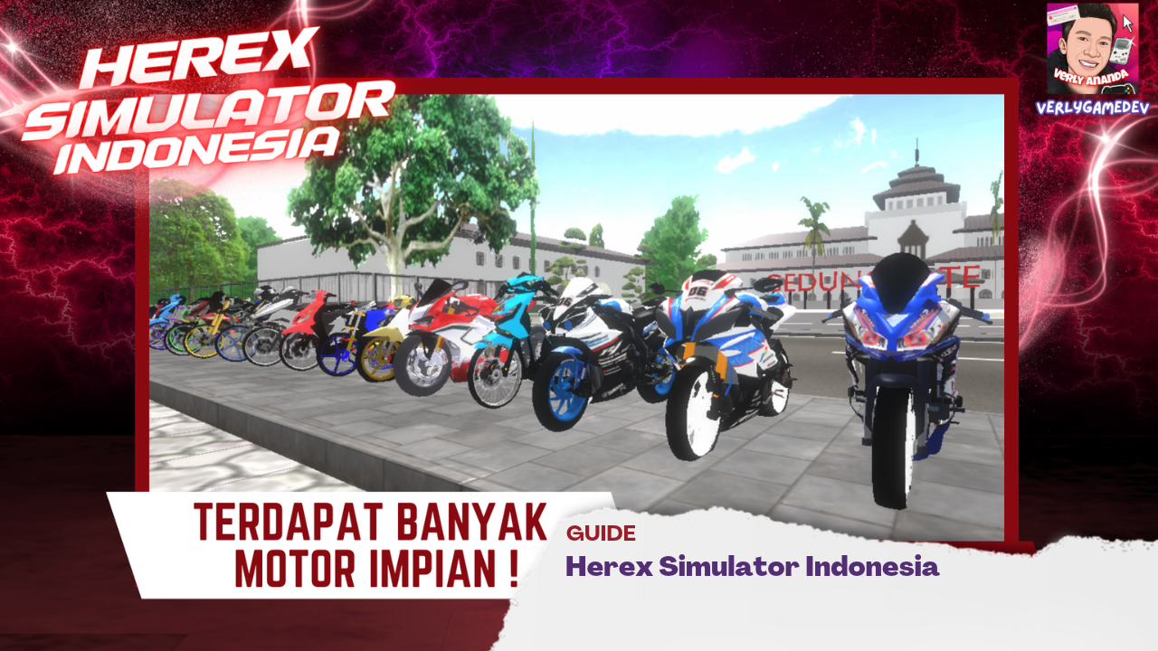 Herex Simulator Indonesia Update Terbaru, Ada Motor Baru dan Fitur Modifikasi!