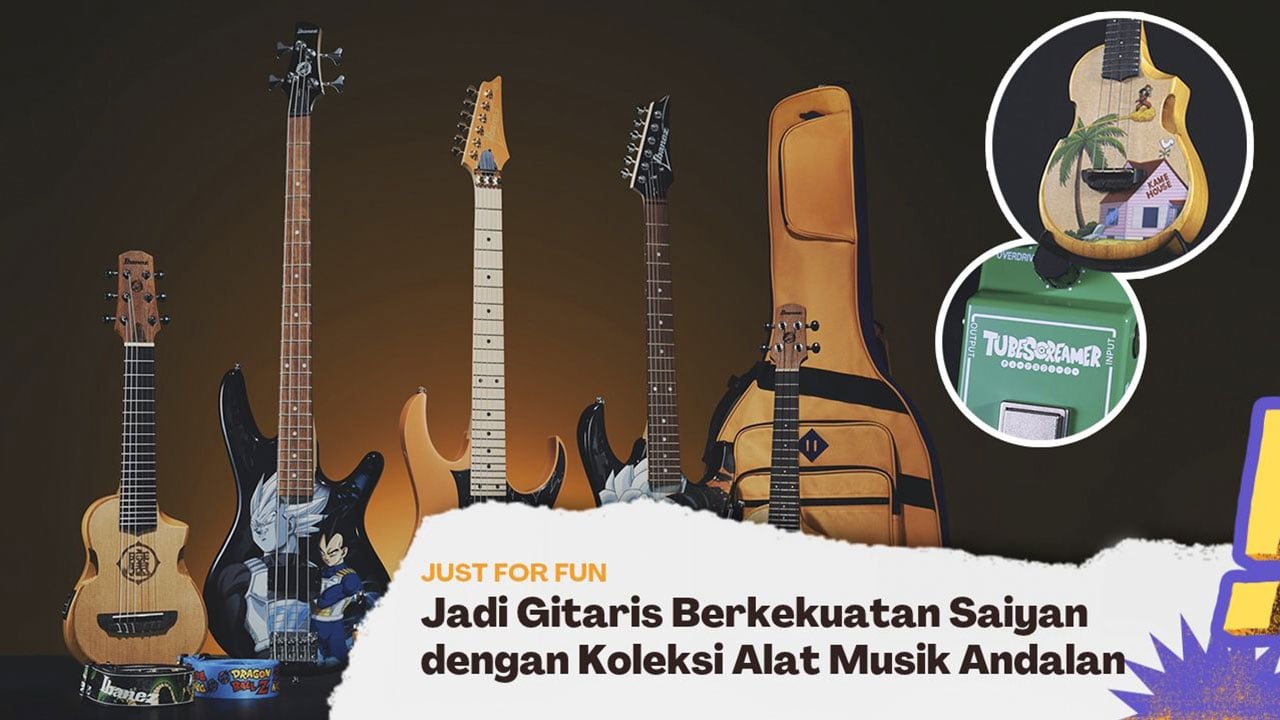 Collab Ibanez Dragon Ball Z Hadirkan Gitar Goku, Musisi Wibu Nggak Boleh Kelewatan