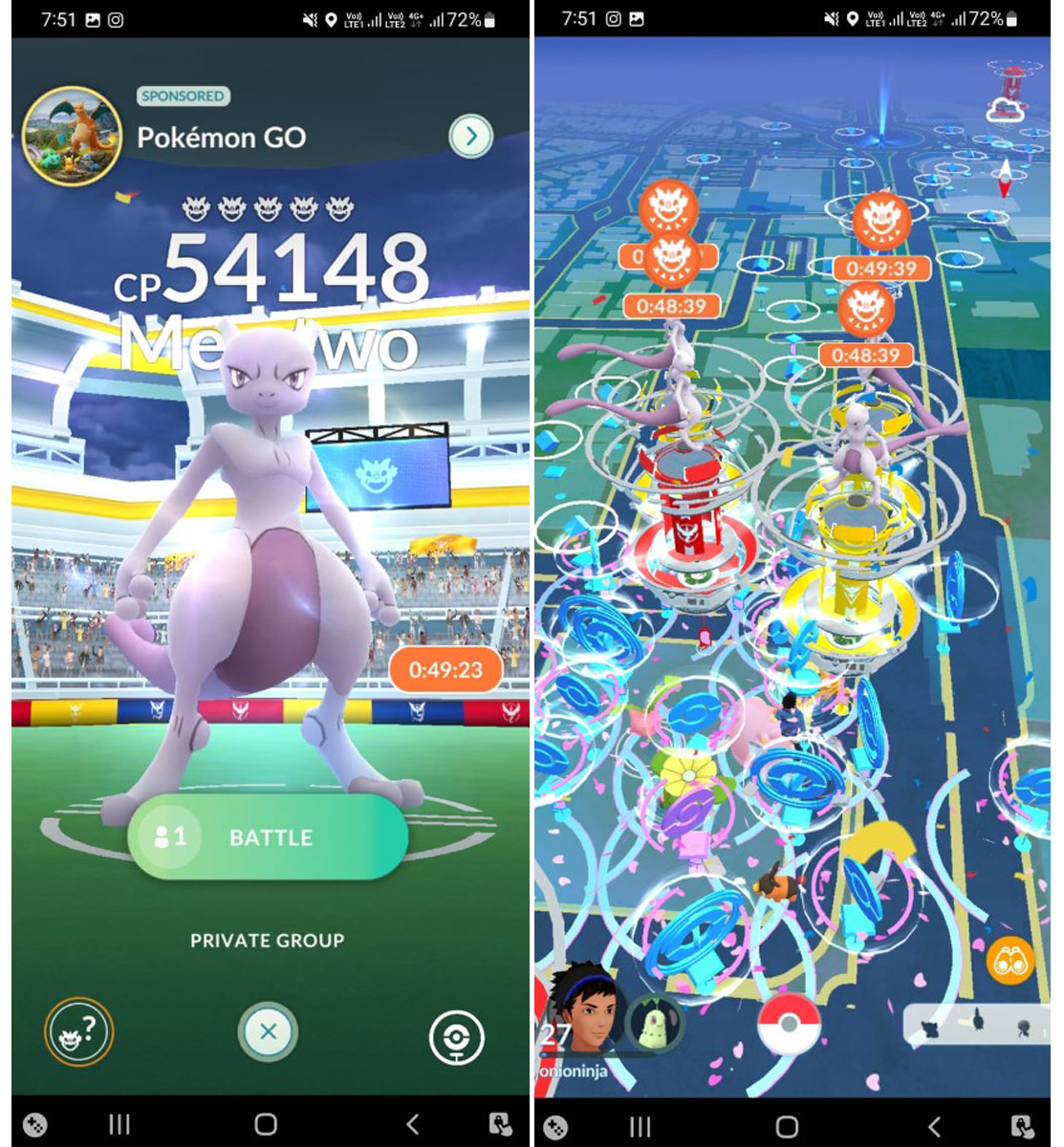 PokéPoa - Pokémon Go em Porto Alegre - Mewtwo volta pras raids