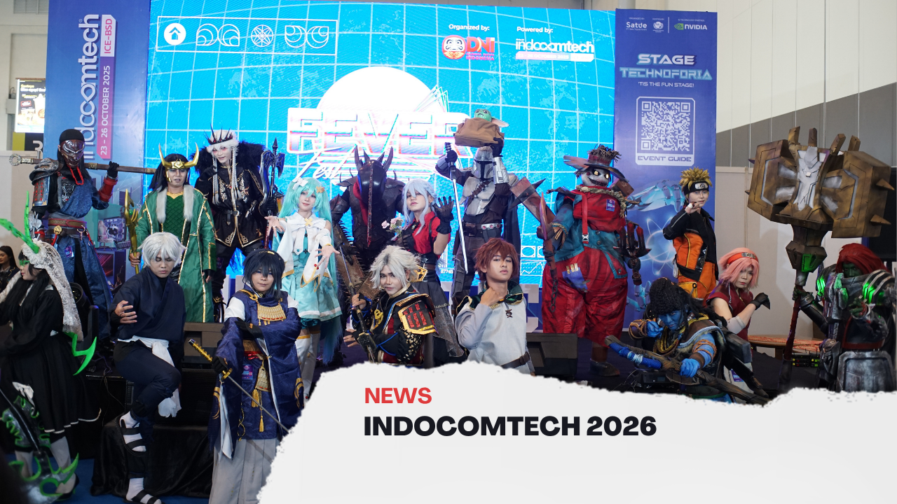 INDOCOMTECH 2026 Diskon Gadget 70%, Ada Lelang dan Kompetisi Esports Point Blank!
