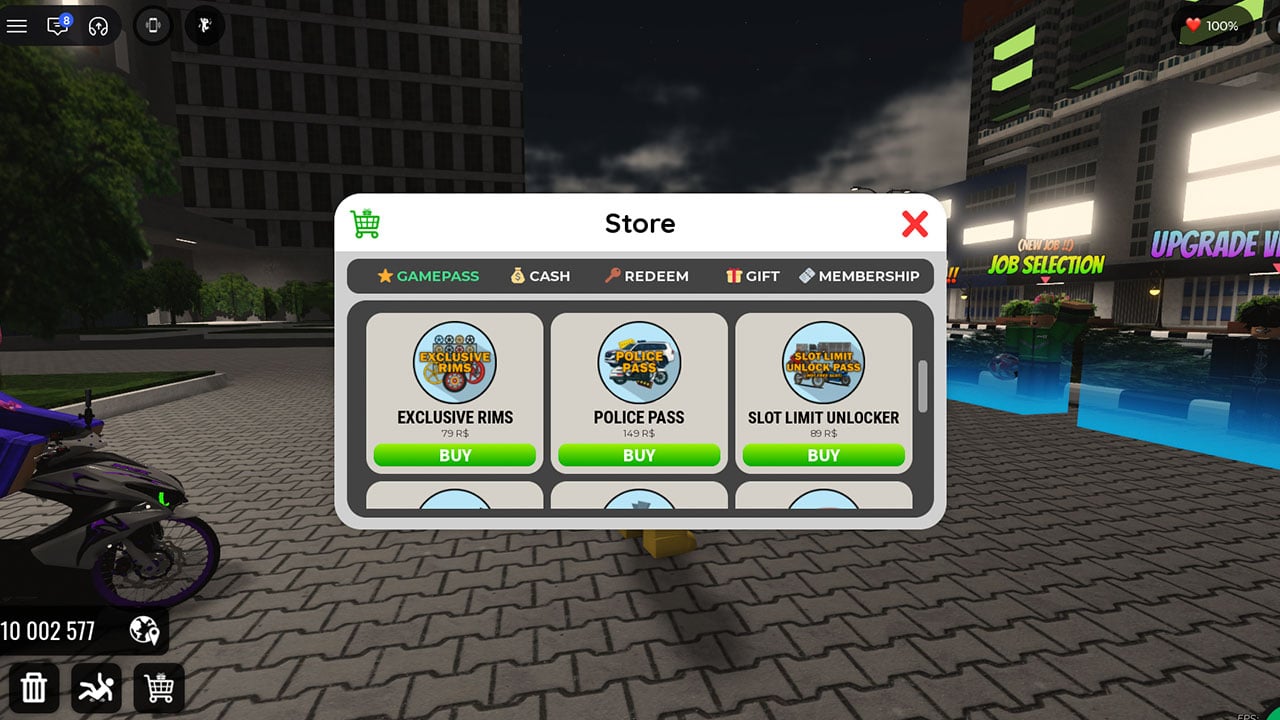 Game Pass DDS Drag Drive Simulator Roblox Game Pass DDS Drag Drive Simulator Roblox