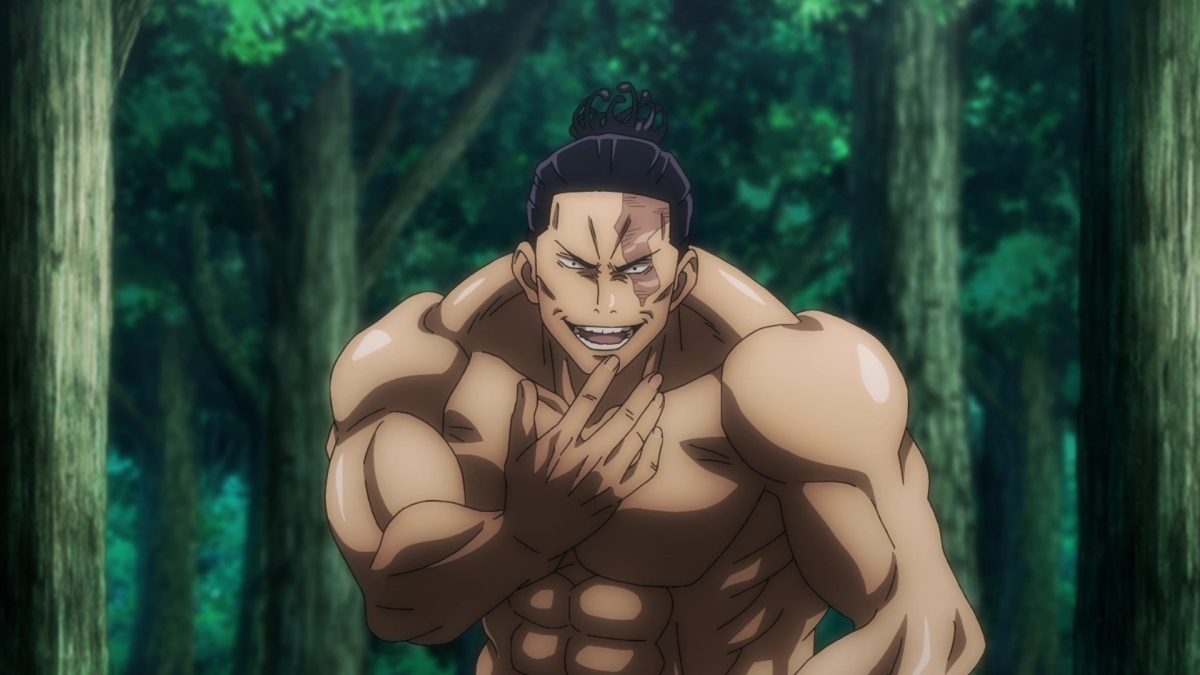 Male muscular anime character