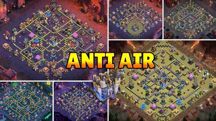 Susunan Base Pertahanan CoC TH 8 Terkuat Anti Bintang 3, Bikin Musuh ...
